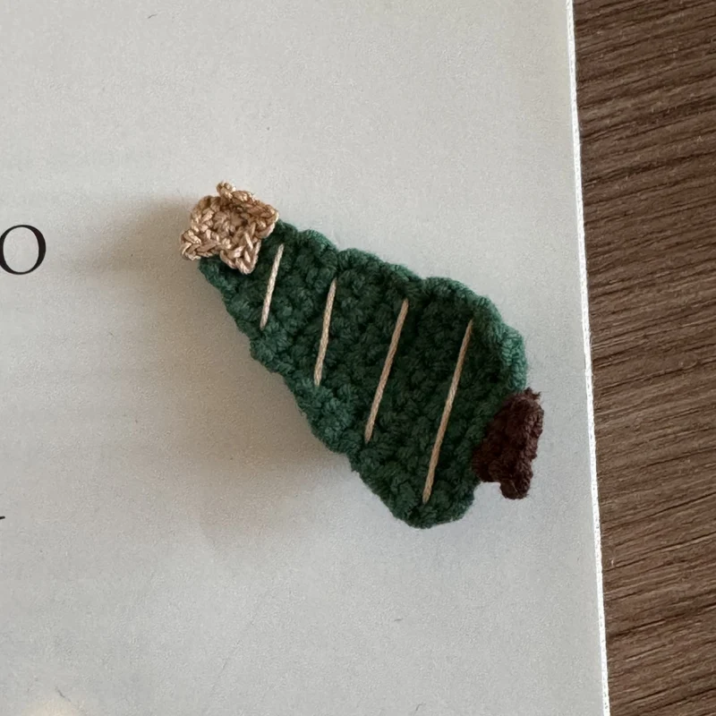 Christmas Knitted Hair Clips for Children