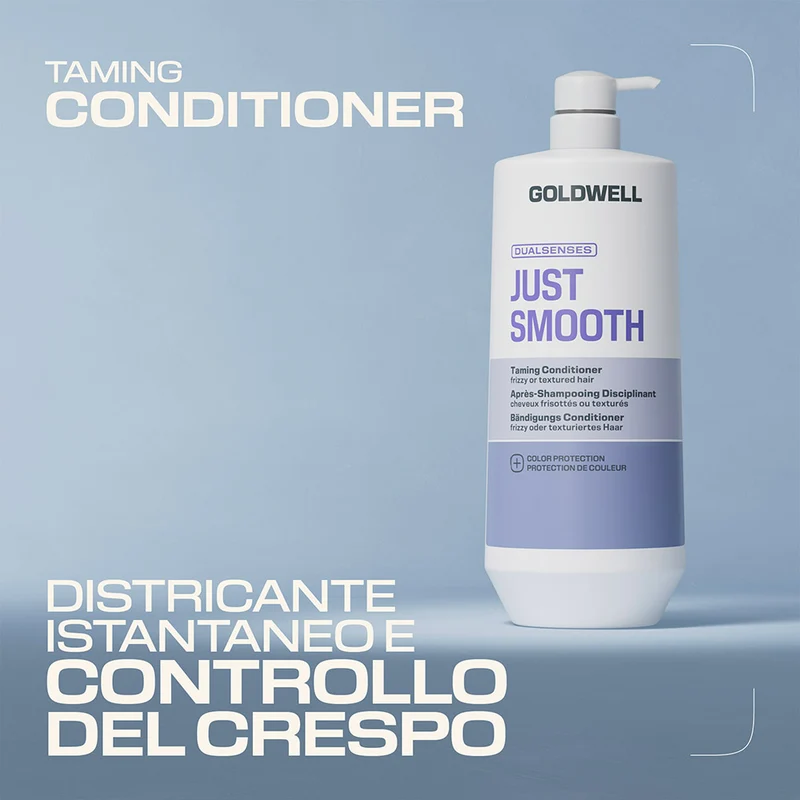 Goldwell Just Smooth Taming Conditioner 1000ml - balsamo anti crespo