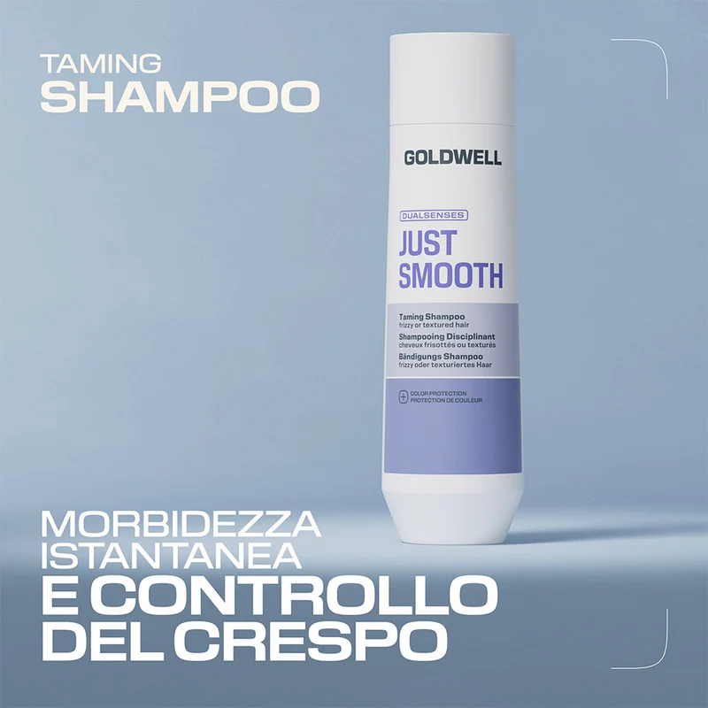 Goldwell Just Smooth Taming Shampoo 250ml - shampoo per capelli crespi