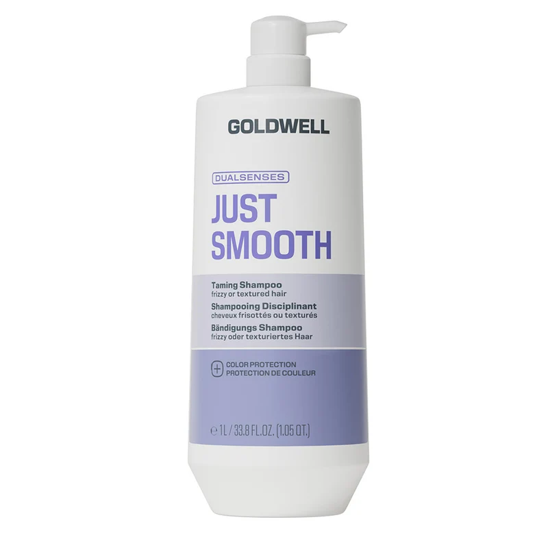 Goldwell Just Smooth Taming Shampoo 1000ml - shampoo per capelli crespi
