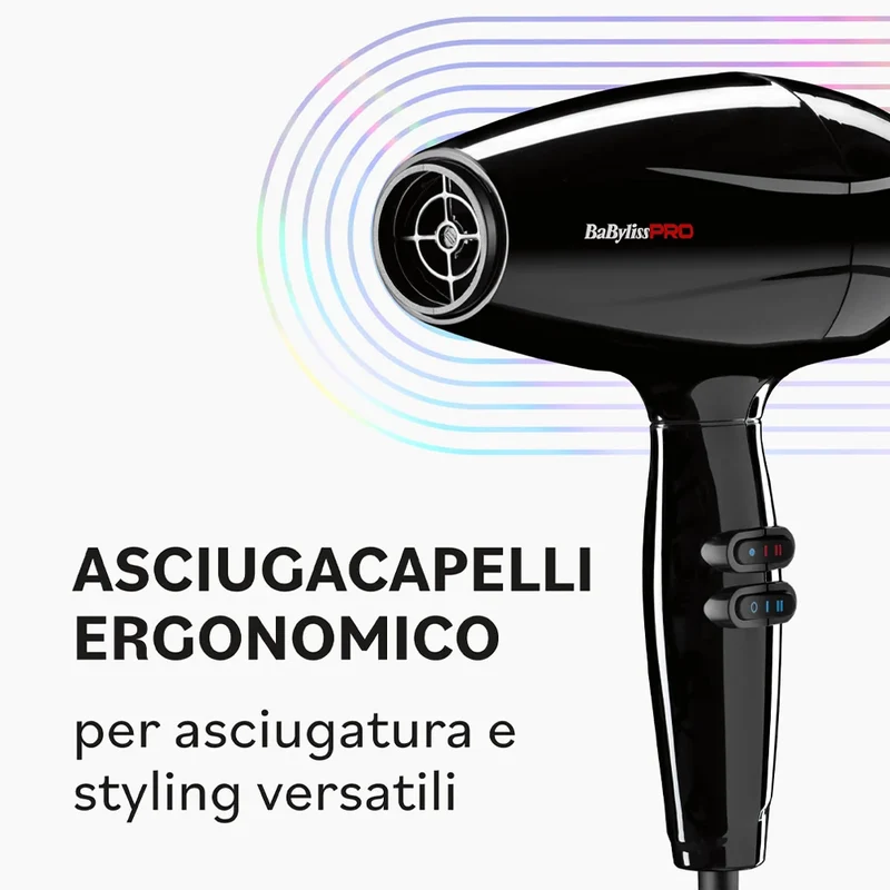 Babyliss PRO VERO Ionic Asciugacapelli Professionale 2000W