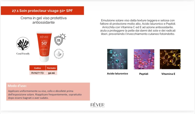 Crema in gel viso protettiva antiossidante