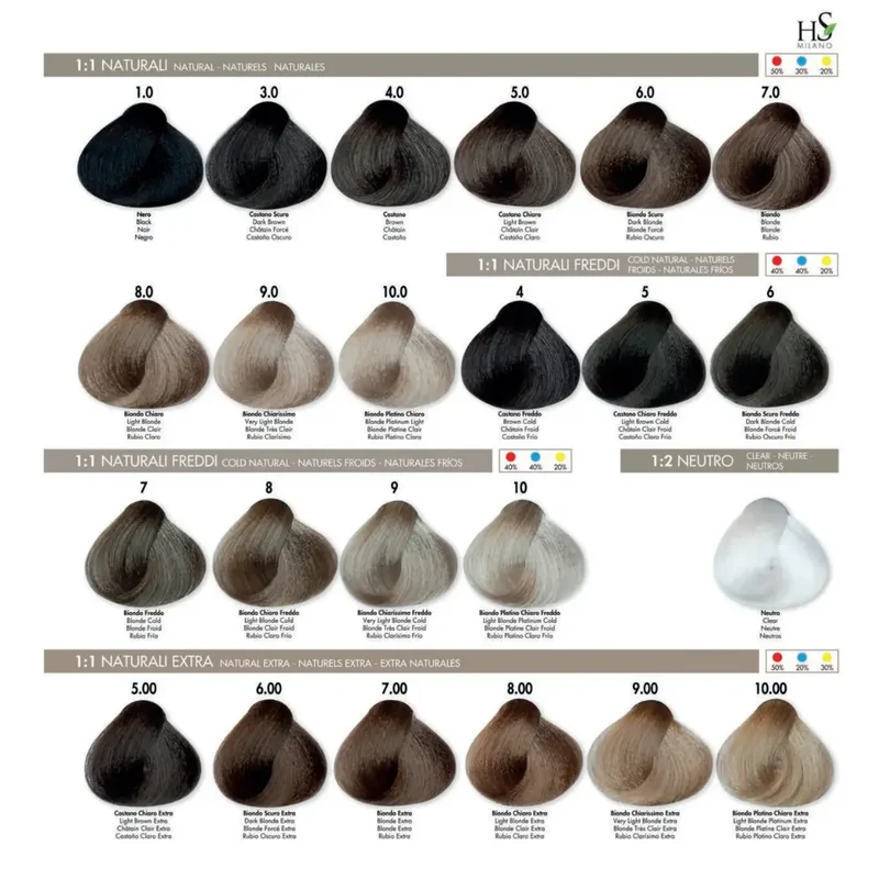 TINTURA HS MILANO 6.66 100ML