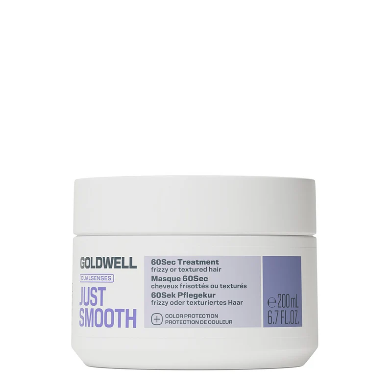 Goldwell Just Smooth 60Sec Treatment 200ml - maschera capelli crespi e indisciplinati