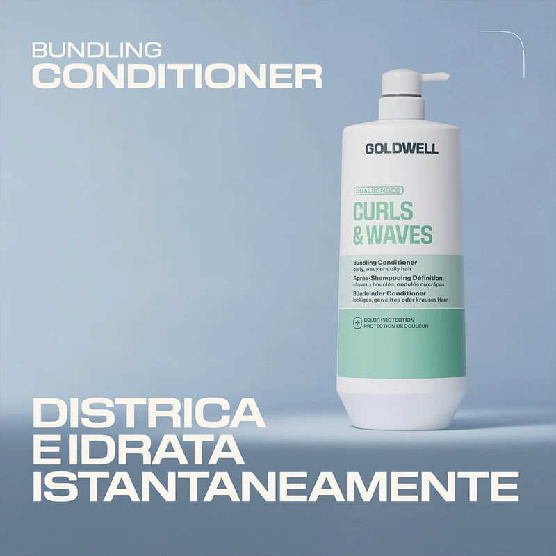 Goldwell Dualsenses Curls & Waves Bundling Conditioner 1000ml - balsamo per capelli ricci