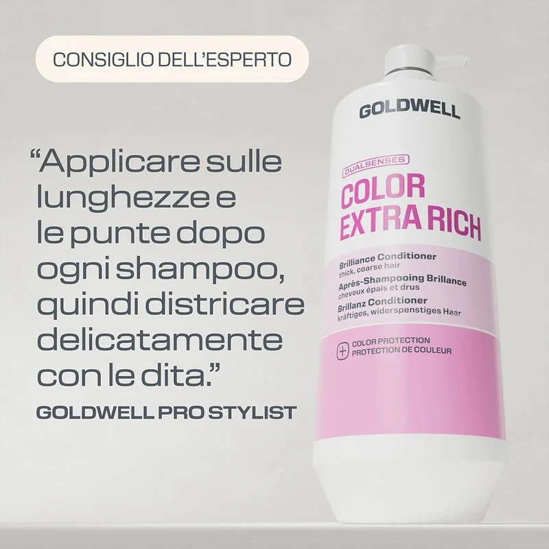 Goldwell Dualsenses Color Extra Rich Brilliance Conditioner 1000ml - balsamo districante