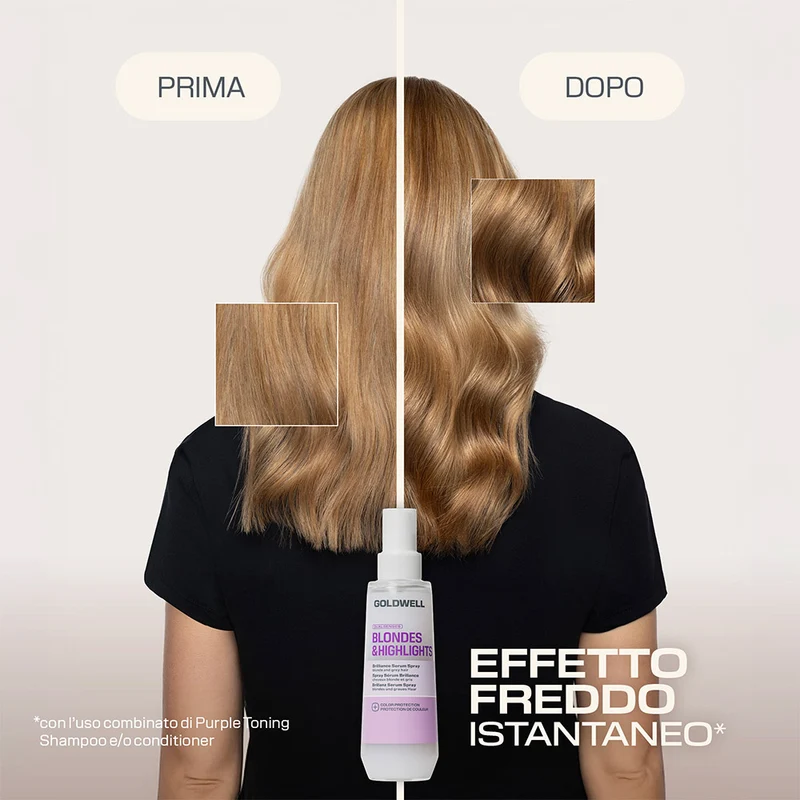 Goldwell Dualsenses Blonde & Highlights Brilliance Serum Spray 150ml - siero districante capelli biondi