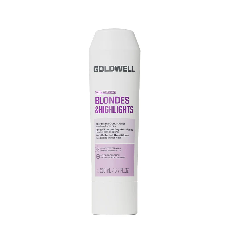 Goldwell Dualsenses Blonde & Highlights Toning Conditioner 200ml - balsamo capelli biondi
