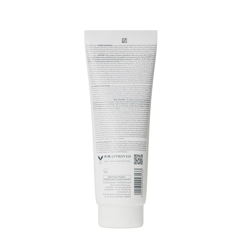 Goldwell Dualsenses Blonde & Highlights Toning Shampoo Purple 250ml - shampoo tonalizzante capelli biondi