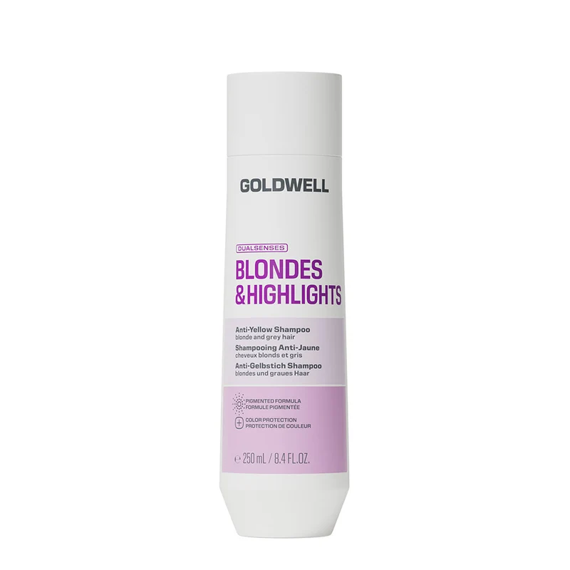 Goldwell Dualsenses Blonde & Highlights Anti-Yellow Shampoo 250ml - shampoo capelli biondi