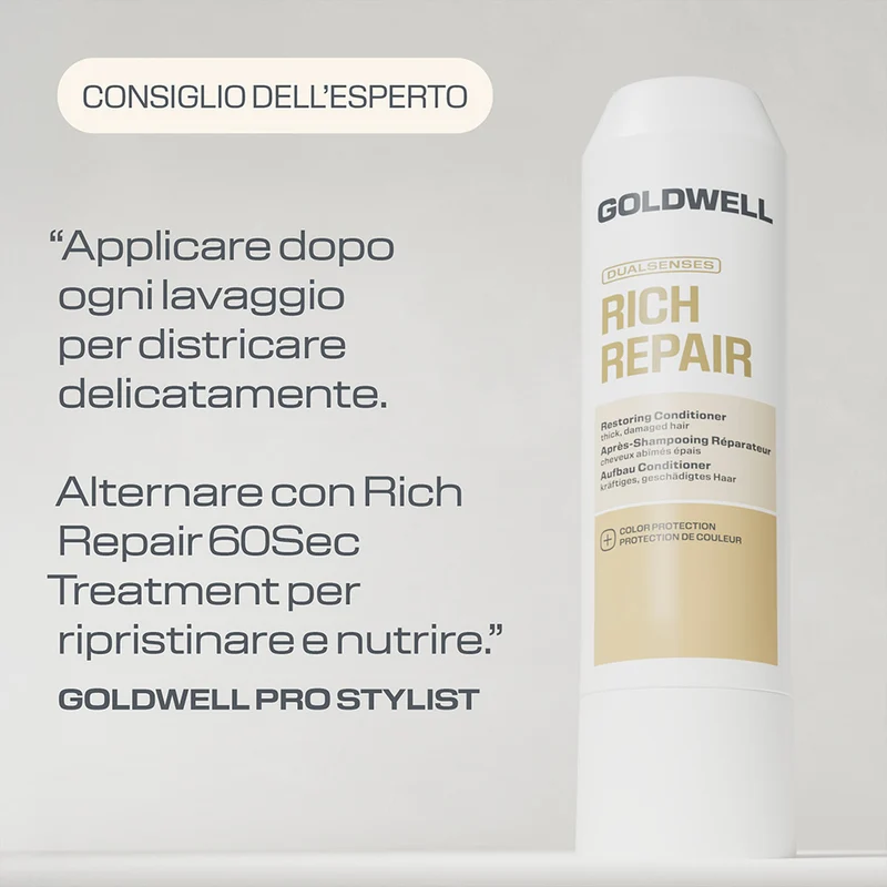 Goldwell Dualsenses Rich Repair Restoring Condtioner 200ml - balsamo riparatore