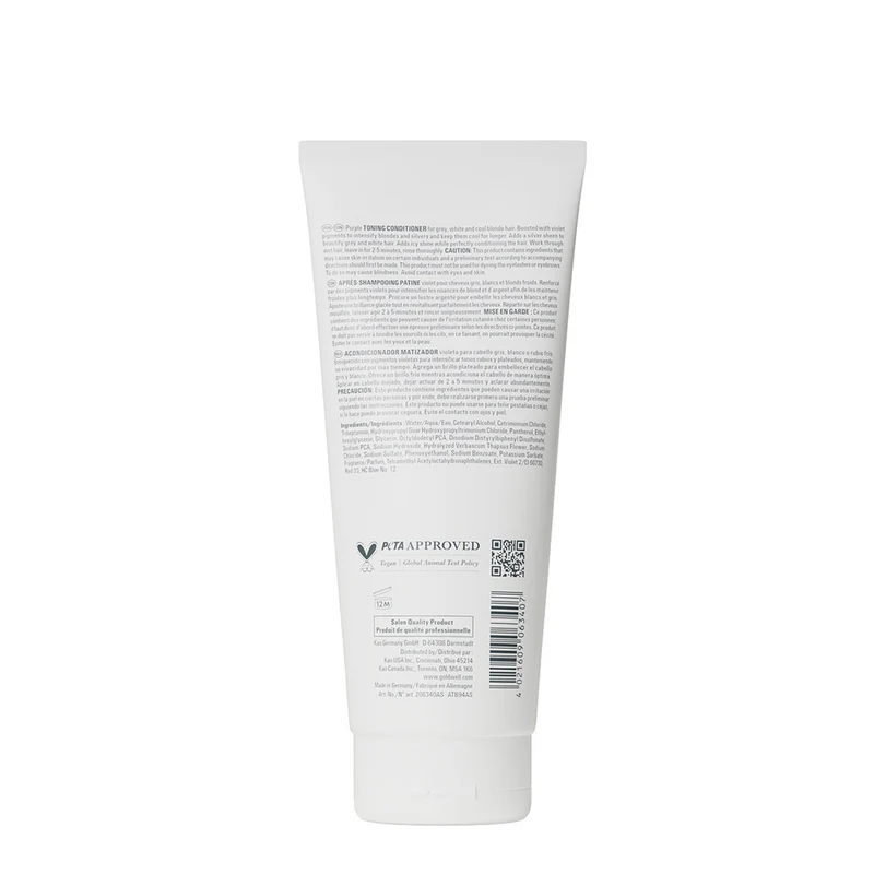 Goldwell Dualsenses Blonde & Highlights Toning Conditioner Purple 200ml - balsamo antigiallo