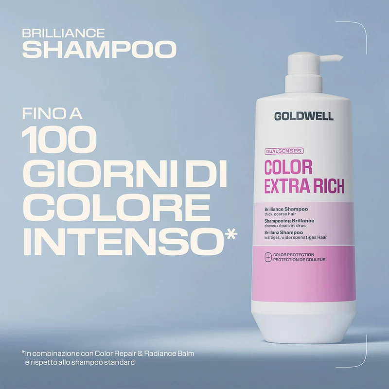 Goldwell Dualsenses Color Extra Rich Brilliance Shampoo 1000ml - shampoo protettivo colore