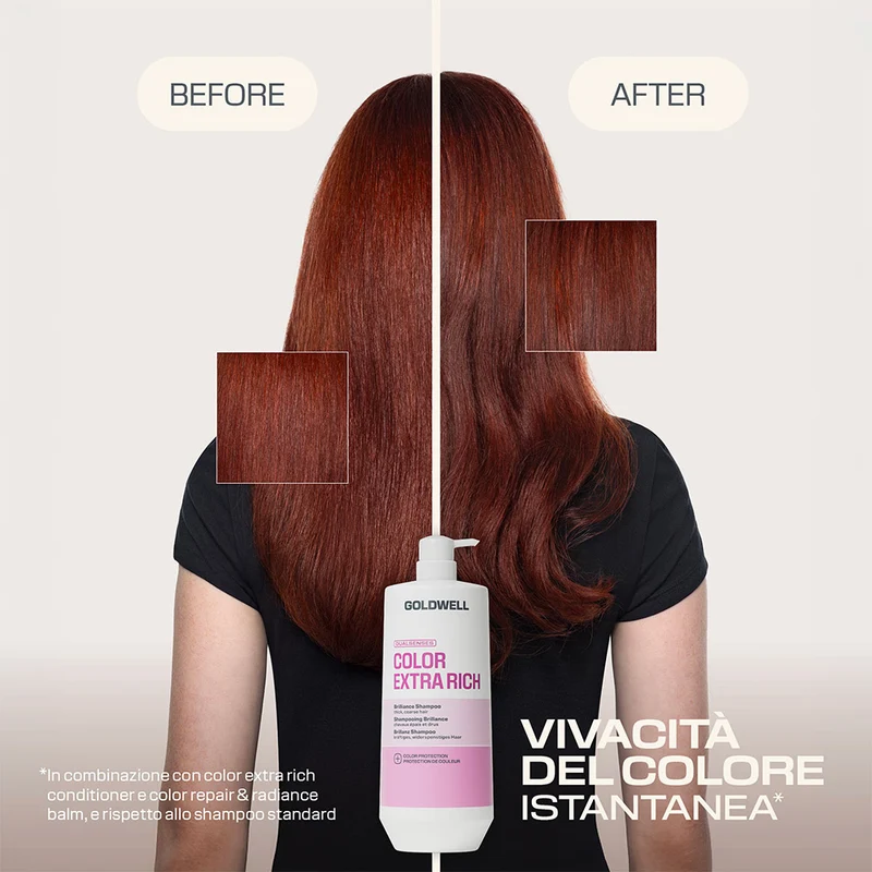 Goldwell Dualsenses Color Extra Rich Brilliance Shampoo 1000ml - shampoo protettivo colore