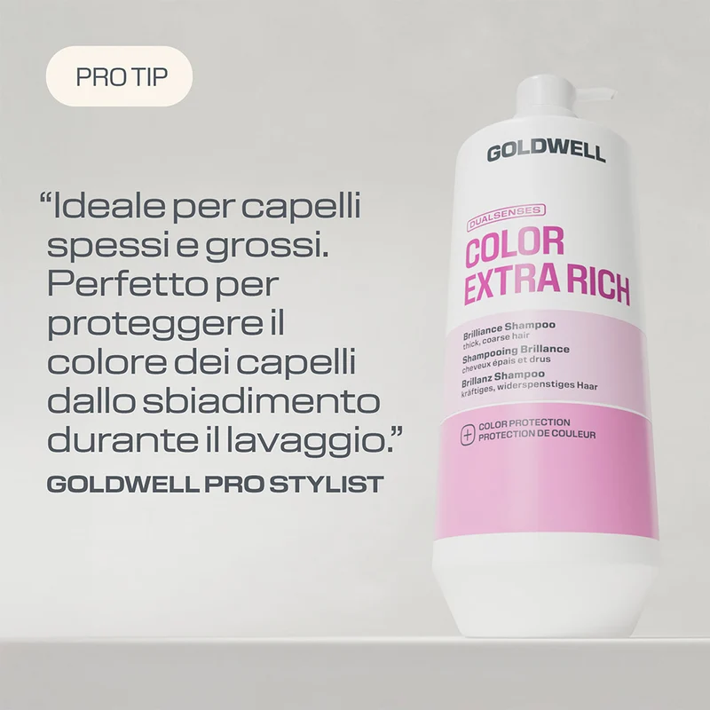 Goldwell Dualsenses Color Extra Rich Brilliance Shampoo 1000ml - shampoo protettivo colore
