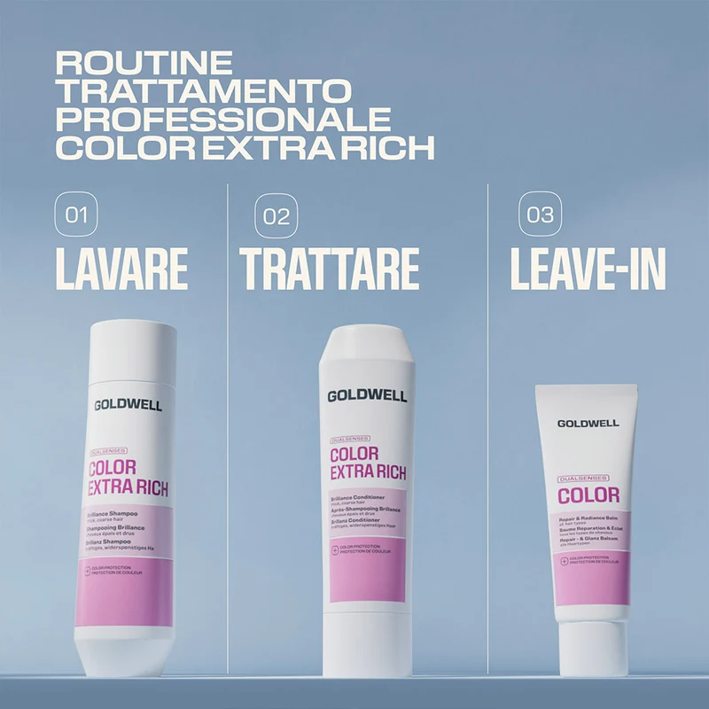 Goldwell Dualsenses Color Extra Rich Brilliance Shampoo 1000ml - shampoo protettivo colore