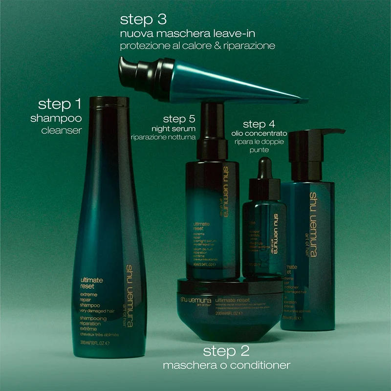 Shu Uemura Ultimate Reset Leave in Mask 90ml - maschera capelli danneggiati