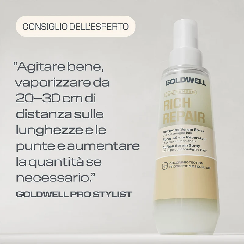 Goldwell Dualsenses Rich Repair Restoring Serum Spray 150ml - termoprotettore spray