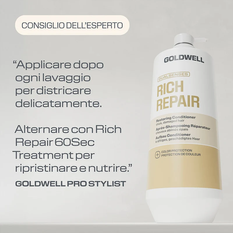 Goldwell Dualsenses Rich Repair Restoring Condtioner 1000ml - balsamo riparatore