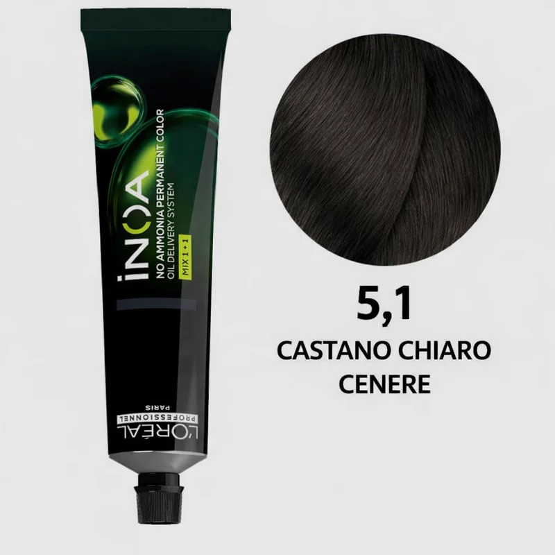 L'Oréal Professionnel Paris INOA 5,1 - 60gr Castano Chiaro Cenere
