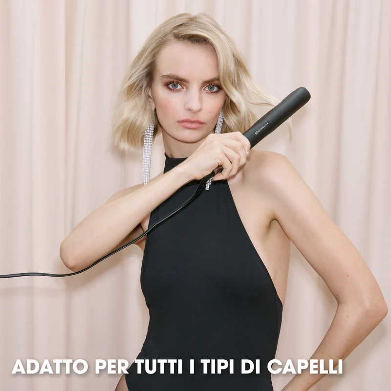 GHD Platinum+ Gift Set Nero, Piastra + Paddle Brush