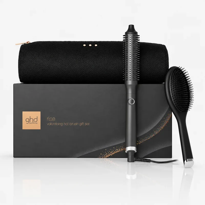 GHD Rise Gift Set, Spazzola Volumizzante Elettrica