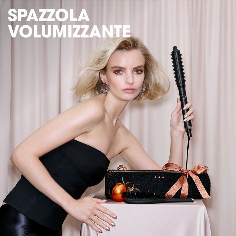 GHD Rise Gift Set, Spazzola Volumizzante Elettrica