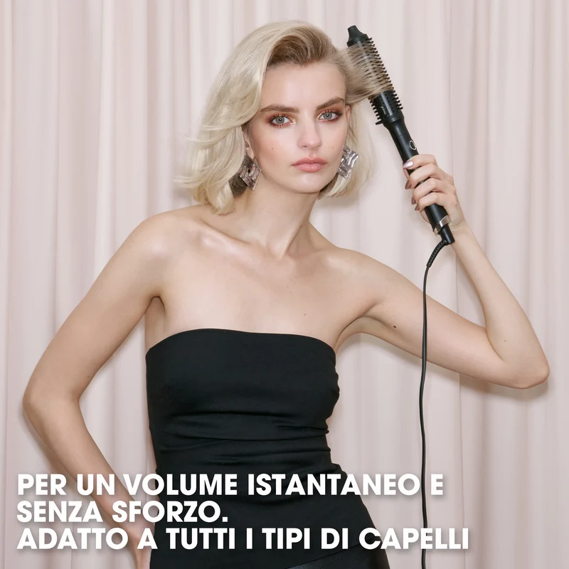GHD Rise Gift Set, Spazzola Volumizzante Elettrica