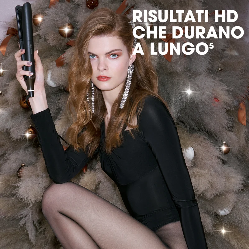 GHD Chronos Gift Set Nero, Piastra + Paddle Brush