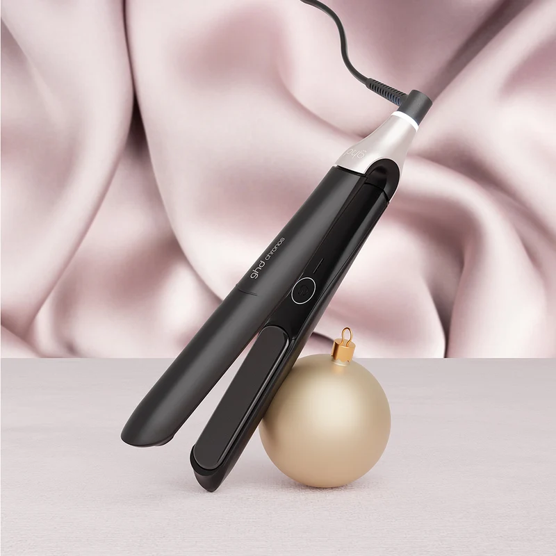 GHD Chronos Gift Set Nero, Piastra + Paddle Brush