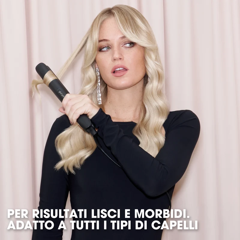 GHD Gold Gift Set Nero, Piastra + Paddle Brush