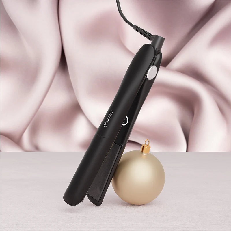 GHD Gold Gift Set Nero, Piastra + Paddle Brush