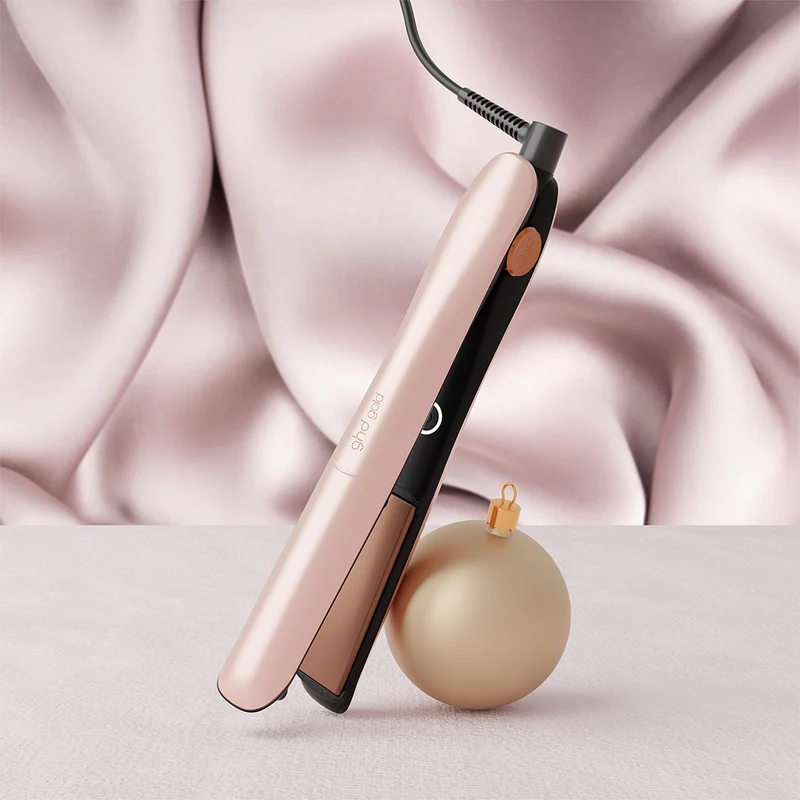 GHD Gold Cashmere Beige, Piastra Gift Set con Spazzola