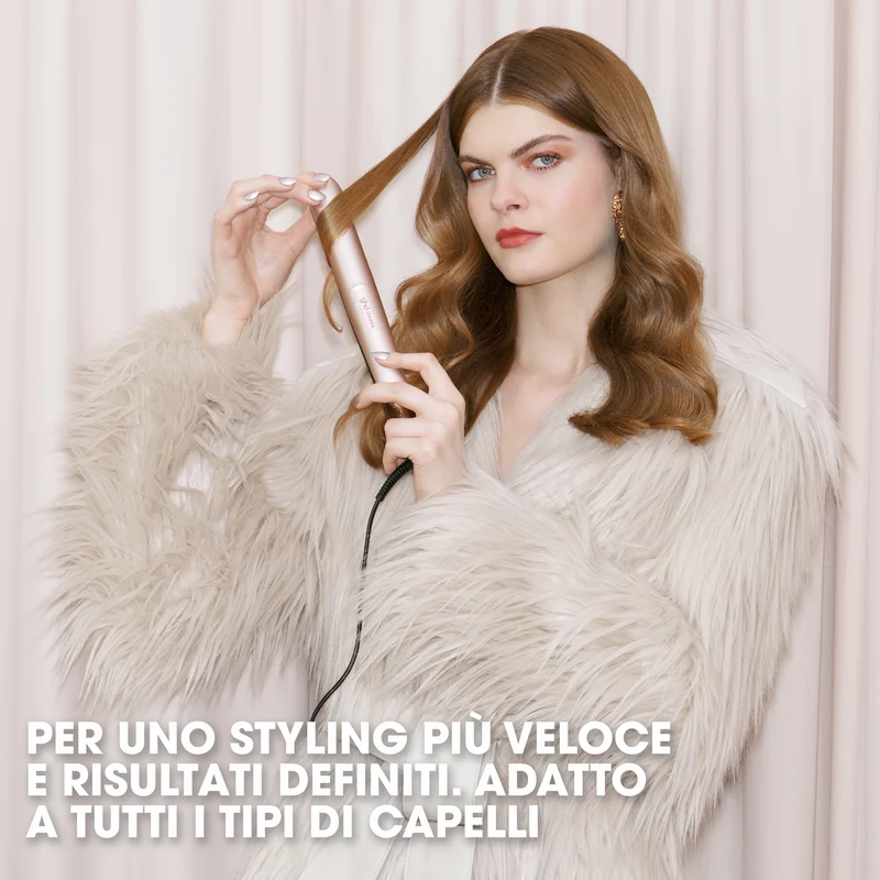 GHD Chronos Cashmere Beige, Piastra Gift Set con Spazzola