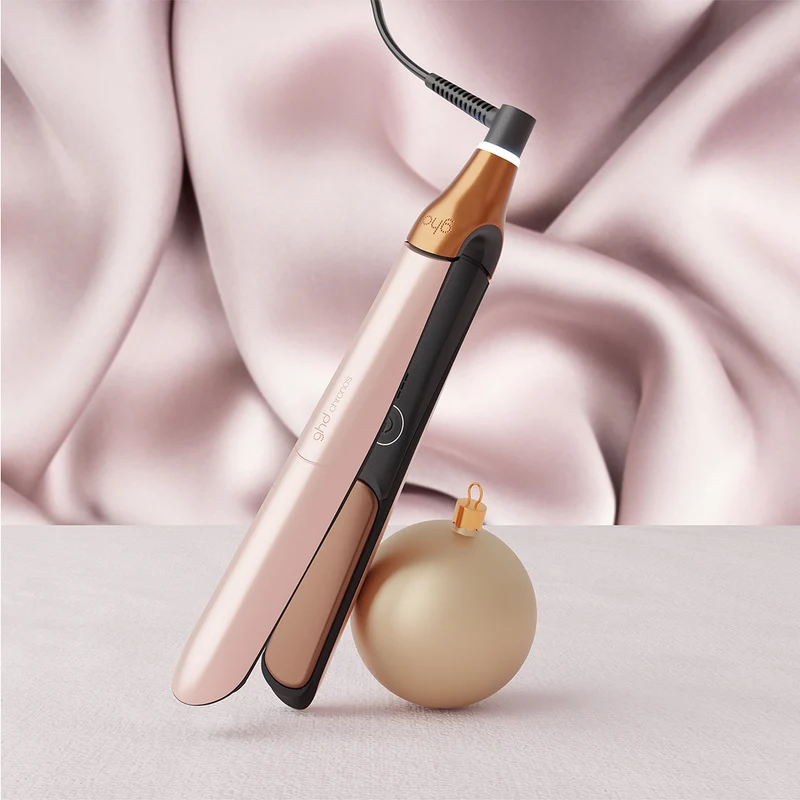 GHD Chronos Cashmere Beige, Piastra Gift Set con Spazzola