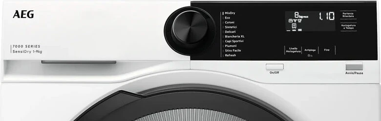 AEG TR7HE1C9 asciugatrice Libera installazione Caricamento frontale 9 kg Bianco