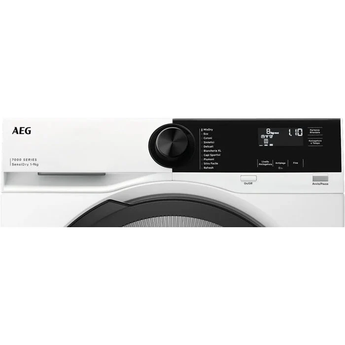 AEG TR7HE1C9 asciugatrice Libera installazione Caricamento frontale 9 kg Bianco