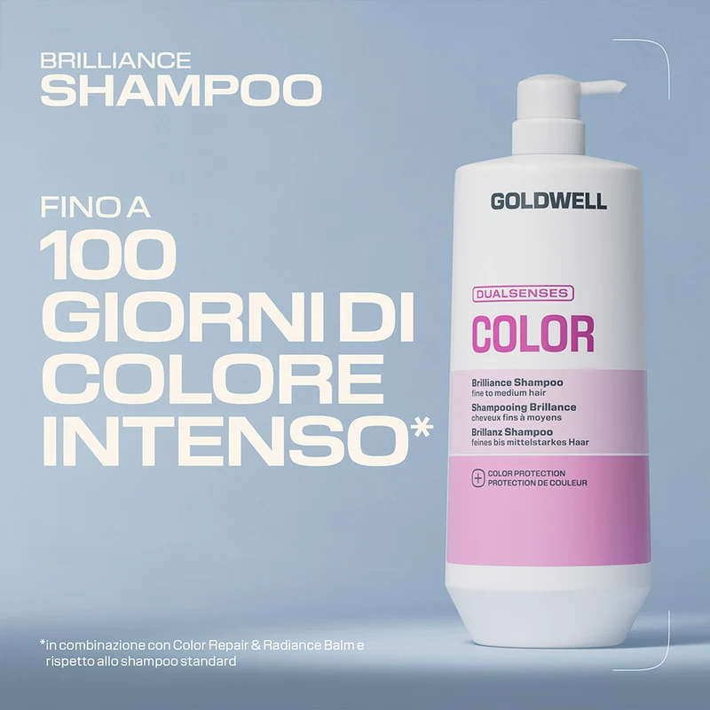 Goldwell Dualsenses Color Brilliance Shampoo 1000ml - shampoo protettivo del colore