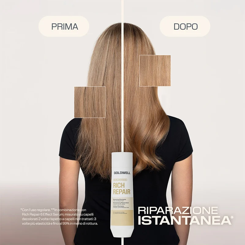 Goldwell Dualsenses Rich Repair Restoring Shampoo 250ml - shampoo capelli danneggiati