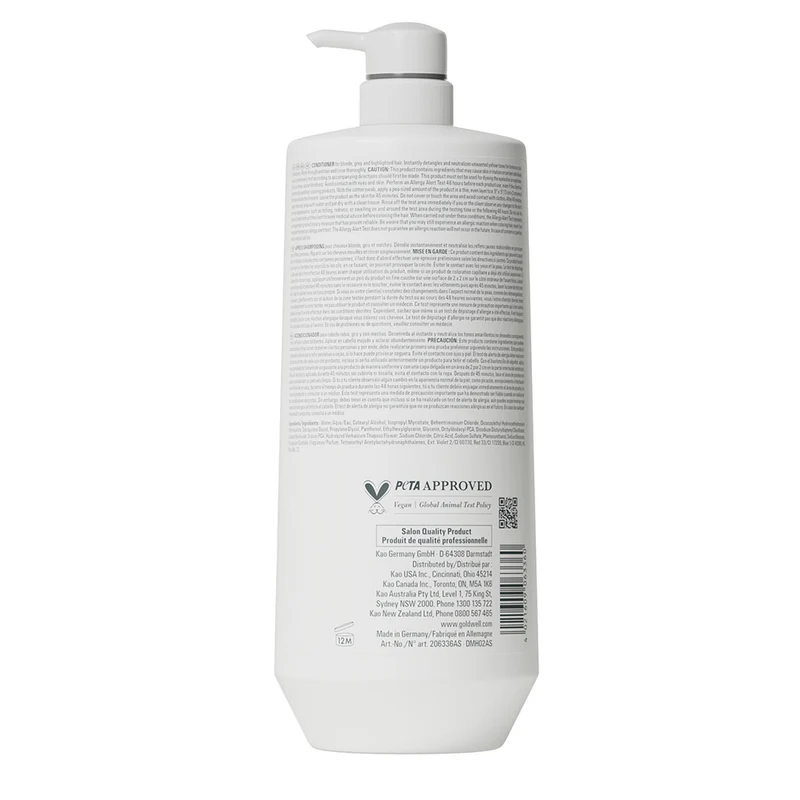 Goldwell Dualsenses Blonde & Highlights Anti-yellow Condtioner 1000ml - balsamo capelli biondi