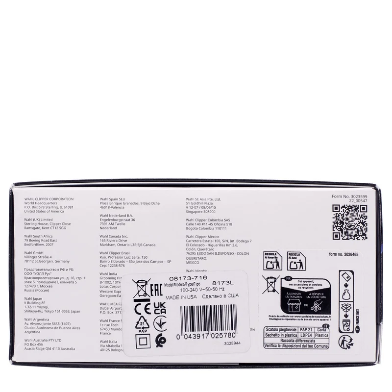 Hair Gallery Resi Come Nuovi Wahl Vanish Finish Tool - confezione danneggiata
