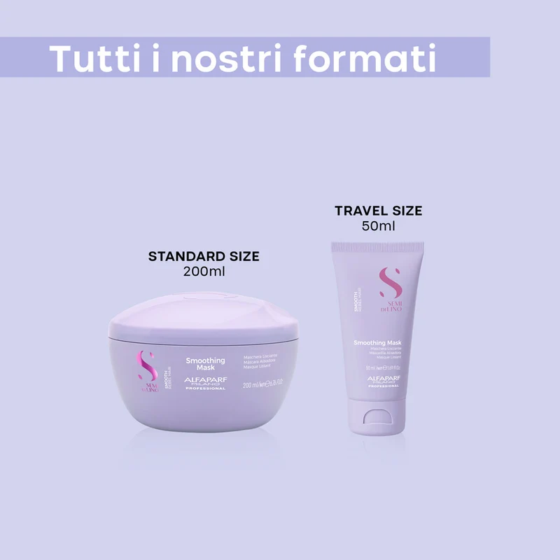 Alfaparf Milano Semi di Lino Smooth Smoothing Mask 50ml - maschera lisciante