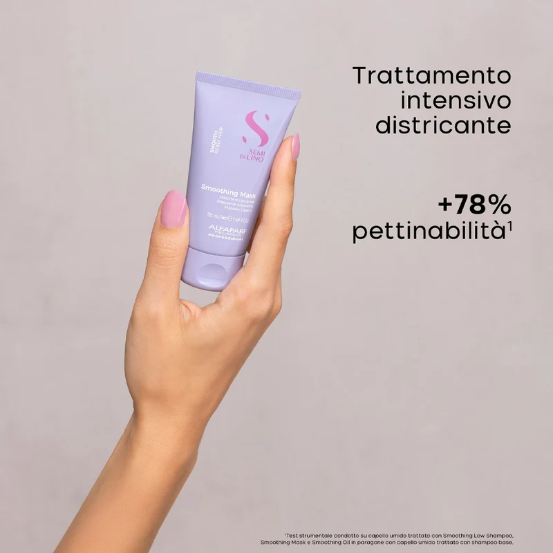 Alfaparf Milano Semi di Lino Smooth Smoothing Mask 50ml - maschera lisciante