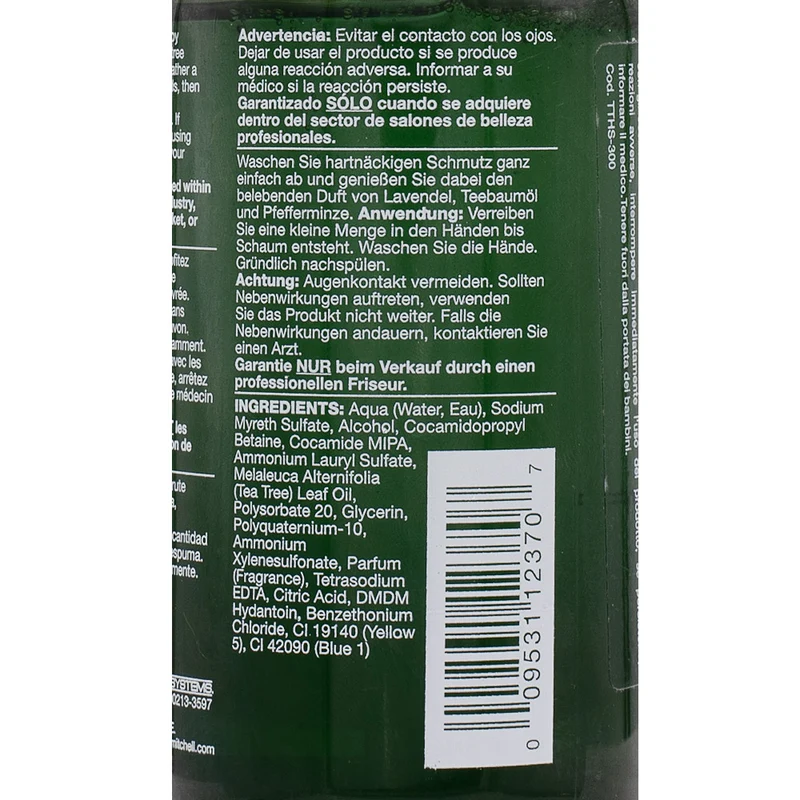 Paul Mitchell Tea Tree Special Hand Soap 300ml - sapone mani