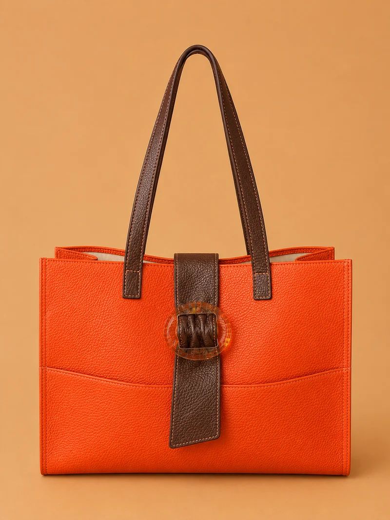Scorpione Shopping Bag in pelle