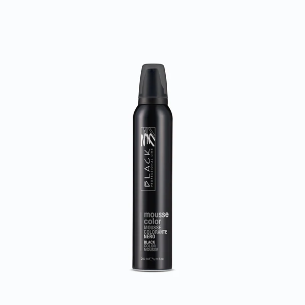 Mousse Color – Mousse colorante protettiva Black 200ML