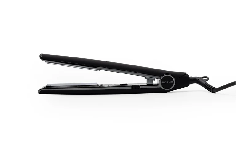 piastra CORIOLISS C1 BLACK SOFT TOUCH CHROME 230°
