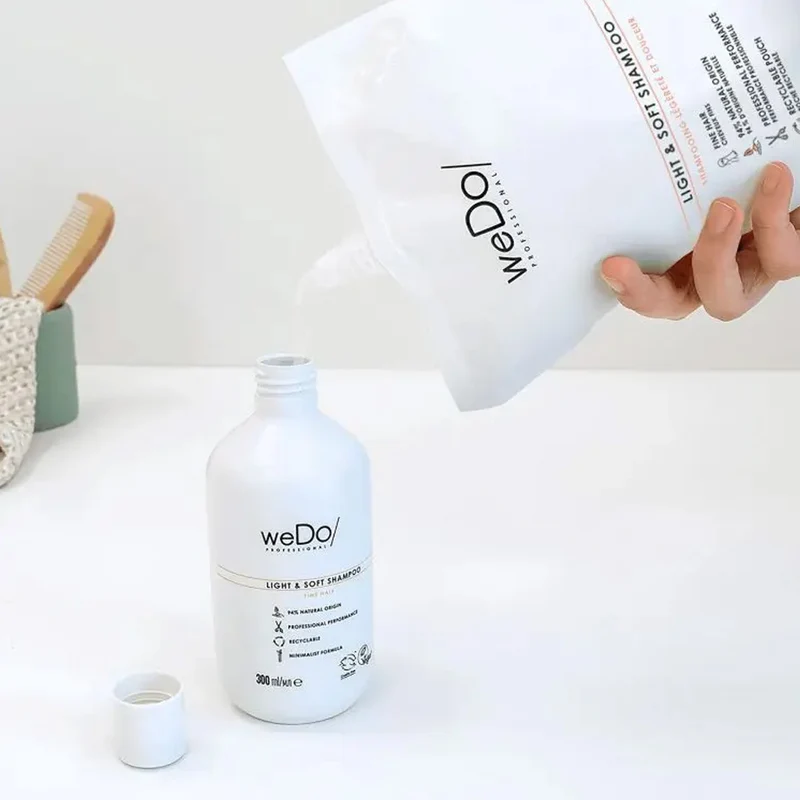 weDo Light & Soft Shampoo Refill 1000ml - ricarica shampoo per capelli fini