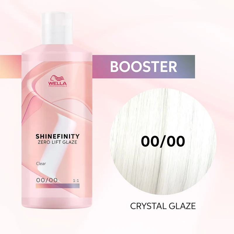 Wella Shinefinity Zero Lift Glaze Crystal Glaze 00/00 500ml - colorazione demi permanente