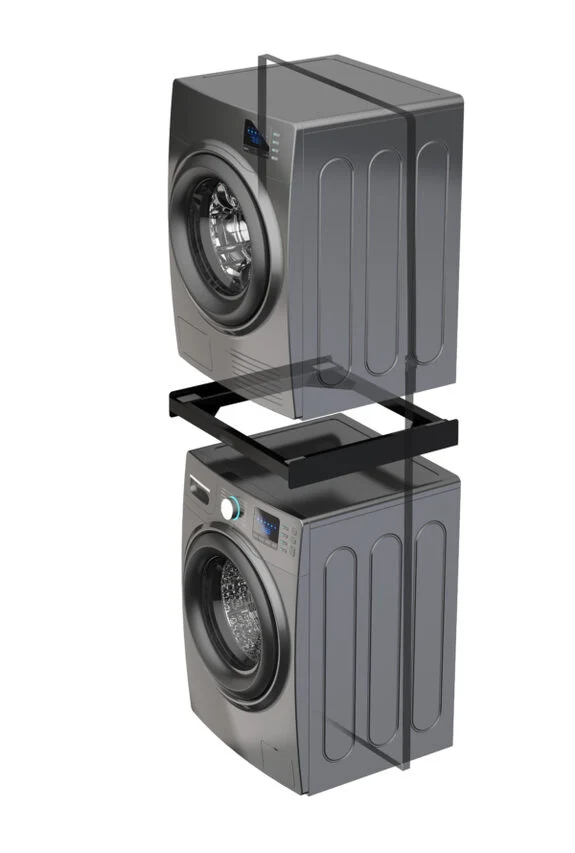 Meliconi Torre Noir Kit di sovrapposizione lavatrice asciugatrice